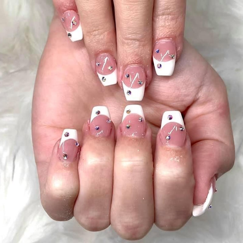 Pink & White Full Set